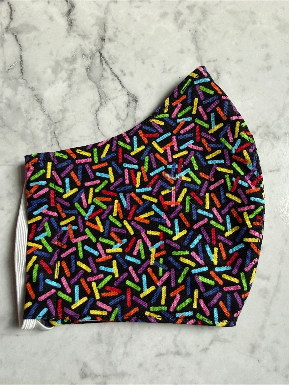 Women/teen Colorful Sprinkles Pattern Face Mask
